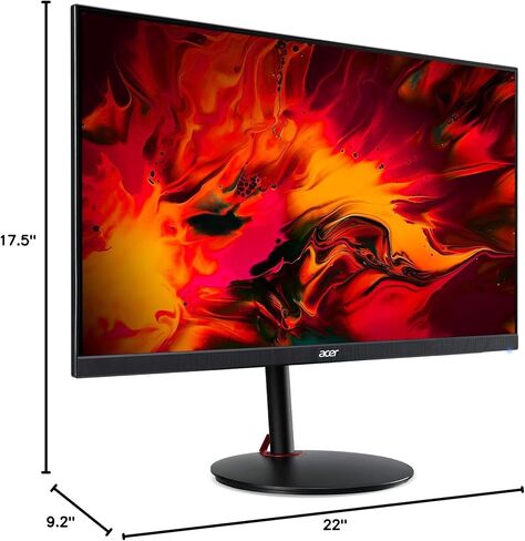 شاشة ألعاب Acer Nitro XV252Q Fbmiiprx مقاس 24.5 بوصة عالية الدقة (1920 × 1080) IPS مع تقنية AMD FreeSync Premium | ما يصل إلى 390 هرتز | ما يصل إلى 0.5 مللي ثانية | 99% sRGB (2 × منافذ HDMI 2.0 ومنفذ عرض 1 ×) in Saudi Arabia