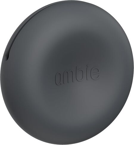 ambie Sound Earcuffs - Open Ear Earbuds Wired Ear Clip 3.5mm Headphones with Built-in Microphone & Easy Volume Control | Clip-on Ear Cuff Style Headset | Lightweight Silicone, Black in Saudi Arabia