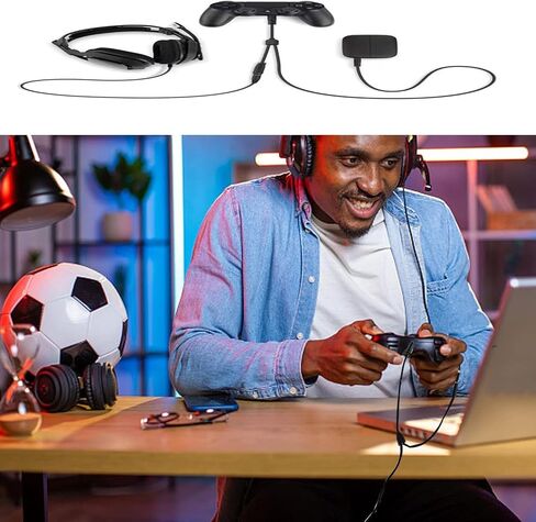 محول صوت كابل رابط الدردشة HD60S لـ Elgato HD60 X، بطاقة التقاط HD60 PRO، استبدال سلك سلك ستيريو Aux لجهاز Nintendo Switch، سماعة الرأس، مكبر الصوت، Xbox One وPS5 in Saudi Arabia