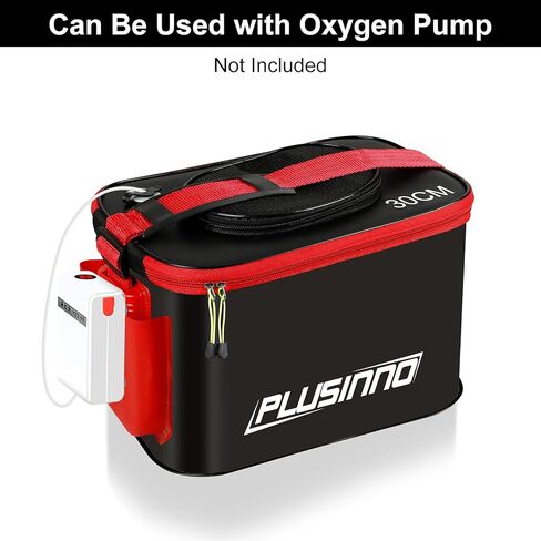 دلو صيد السمك، دلو طعم صيد قابل للطي، متعدد الوظائف محمول قابل للطي لصيد أسماك البلمة حاوية الطعم الحي، حقيبة صيد EVA للتخييم في الهواء الطلق للأطفال والكبار in Kuwait