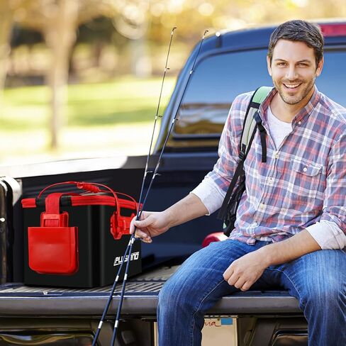 دلو صيد السمك، دلو طعم صيد قابل للطي، متعدد الوظائف محمول قابل للطي لصيد أسماك البلمة حاوية الطعم الحي، حقيبة صيد EVA للتخييم في الهواء الطلق للأطفال والكبار in Kuwait