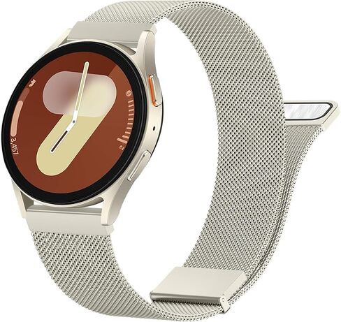 Vancle Metal Bands Compatible with Samsung Galaxy Watch 7 Band 40mm 44mm, Galaxy Watch FE Bands 40mm, 20mm Stainless Steel Mesh Watch Strap for Galaxy Watch 7 Band Women Men in Saudi Arabia