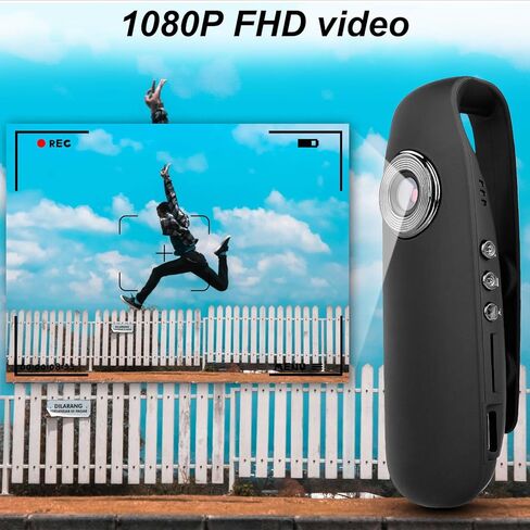 Mini Boby Camera,1080P HD Motion Detection,Portable Body Camera with Audio and Video Recording, Wearable for Daily Recording, Law Enforcement and Security Personnel, Sports Recording in Kuwait