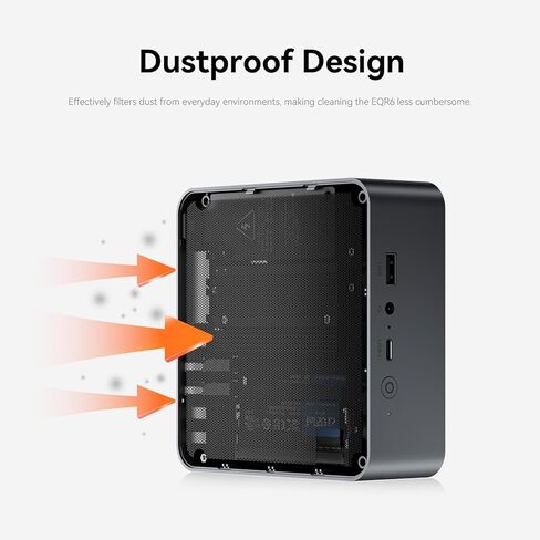 Beelink EQR6 Mini Desktop PC with AMD Ryzen 9 6900HX 8C/16T, 24GB DDR5 1TB NVMe M.2 SSD, Dual Display Output, Built in PSU, WiFi 6, 1000M RJ45, Bluetooth 5.2 W-11 Mini Computer in Kuwait