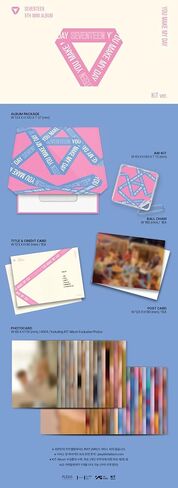 Generic SEVENTEEN You MAKE MY DAY 5th Mini Album Reissue KiT Version with Tracking SVT 17, 240701TA002 in Saudi Arabia