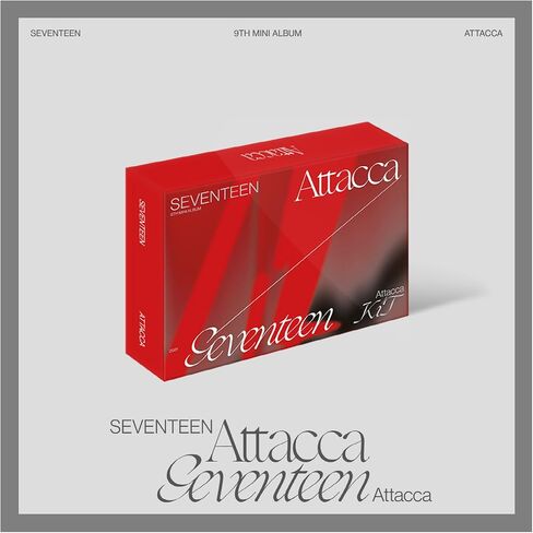 Generic SEVENTEEN Attacca 9th Mini Album Reissue KiT Version with Tracking SVT 17, 240701TA007 in Saudi Arabia
