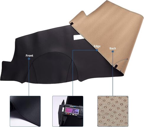 BDFHYK Dash Board Cover PU Dashboard Mat Pad Sun Protection Anti-Vertigo Mat Blanket Compatible with 2007-2011 Toyota Camry in Saudi Arabia