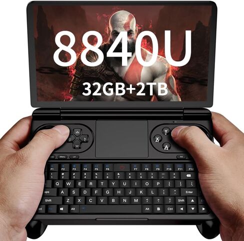 GPD Win Mini [AMD Ryzen 7 7840U] 7 Inches Mini Handheld Win 11 PC Game Console Gameplayer 1920X1080 Touchscreen Laptop Tablet PC (64GB+2TB) in Kuwait