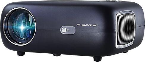 جهاز عرض EGate • تلقائي وذكي • أصلي 1080P Full HD WiFi Bluetooth • جهاز عرض أفلام خارجي محمول بقوة 12900 لومن • متوافق مع أجهزة الكمبيوتر المحمول والهواتف الذكية وجهاز التلفاز وجهاز PS5 • التركيز التلقائي على Keystone in Saudi Arabia