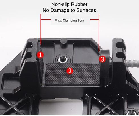 Door Hinge Jig Aluminum Alloy Hole Opener Slotting Locator Guide Lock for Woodworking Installation in Kuwait
