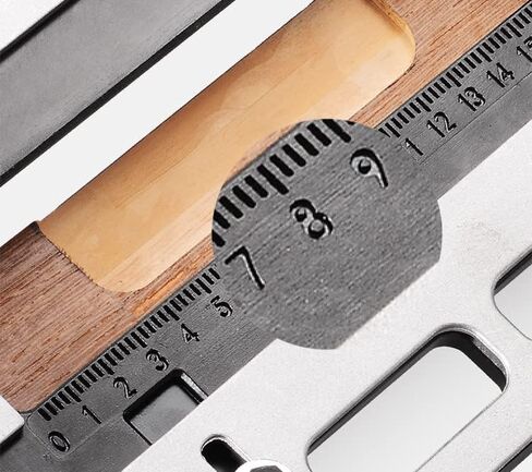 Door Hinge Jig Aluminum Alloy Hole Opener Slotting Locator Guide Lock for Woodworking Installation in Kuwait