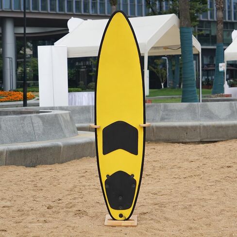 Surfboard Stand Racks, Indoor Display Stand Shortboard and Longboard Organizer Floor-standing Design, Storage & Display for Shortboard and Longboard, Wooden in Saudi Arabia