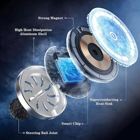 شاحن سيارة لاسلكي مغناطيسي متوافق مع MagSafe لسيارة Ford F-150 2015-2020، Expedition 2018-2021، Super Duty 2017-2021، حامل مغناطيسي للشحن السريع بقدرة 15 وات مناسب لهاتف iPhone 15 14 13 12 in Kuwait