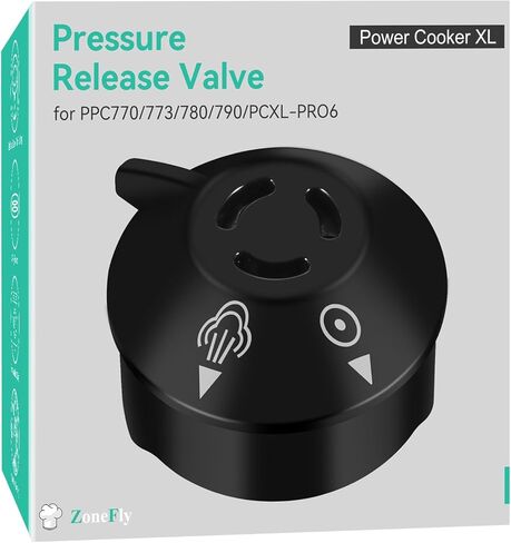 صمام تحرير الضغط الأصلي متوافق مع Power Quick 6 و10 Quart 8 في 1 بلمسة واحدة Multicooker موديل Y6D-36 وY10D-36 Power Quick Pressure Cooker in Kuwait
