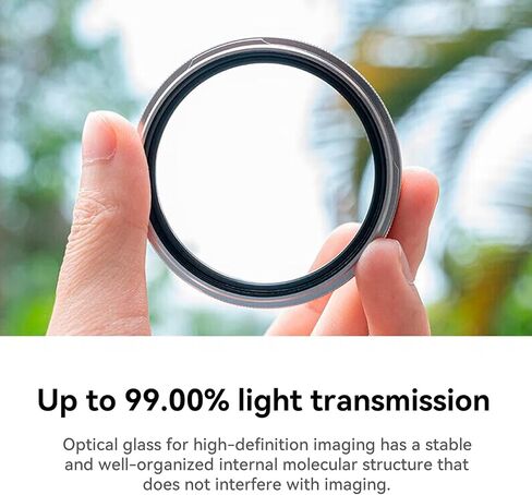 Kase MCUV UV III Protection Lens Filters for Fujifilm X100 Series Camera X100/X100S/X100F/X100T/X100V/X100Vi, HD Optical Glass, Waterproof Nano Coating-Black Frame in Saudi Arabia
