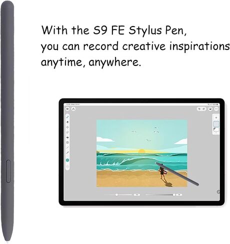 2 Pack Galaxy Tab S9 FE S Pen for Samsung Galaxy Tab S9 FE / S9 FE+ Stylus Pen,Replacement for Samsung Galaxy Tab S9 FE Pen(Grey) in Saudi Arabia