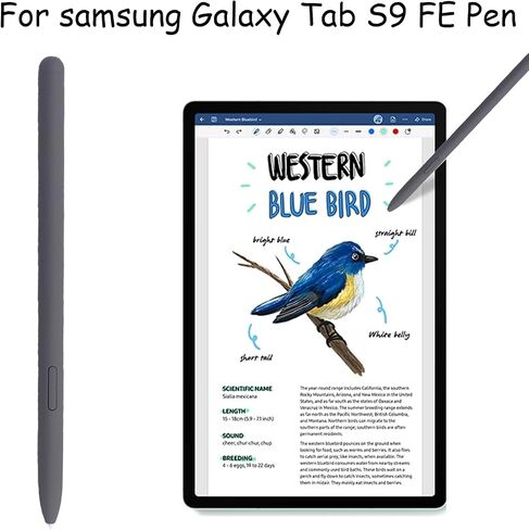 2 Pack Galaxy Tab S9 FE S Pen for Samsung Galaxy Tab S9 FE / S9 FE+ Stylus Pen,Replacement for Samsung Galaxy Tab S9 FE Pen(Grey) in Saudi Arabia