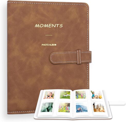 ألبوم صور Ablus 256 جيبًا لطابعات كاميرات Polaroid SnapTouch Zip Mint، لفيلم Instax Mini 11 12 9 8+ 8 LiPlay الفوري، طابعة Mini Link SP-1 (أزرق داكن) in Kuwait
