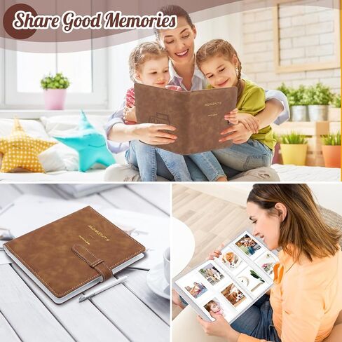 ألبوم صور Ablus 256 جيبًا لطابعات كاميرات Polaroid SnapTouch Zip Mint، لفيلم Instax Mini 11 12 9 8+ 8 LiPlay الفوري، طابعة Mini Link SP-1 (أزرق داكن) in Kuwait