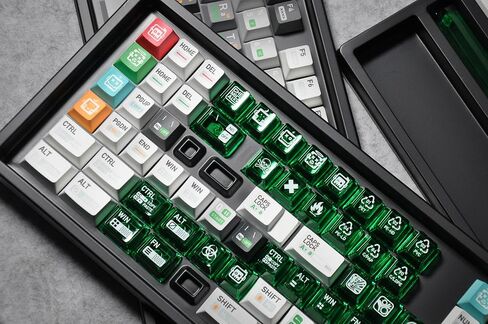Chemistry 001 Theme keycap Cherry Profile 145 Keys pbt Material + 31pc material-176 Key Positions (Chemistry 001) in Saudi Arabia