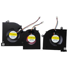 New CPU and GPU Cooling Fan for MSI GS65 GS65VR WS65 P65 MS-16Q1 MS-16Q2 MS-16Q3 MS-16Q4 MS-16Q5 Series （Note :not for fit ms-16q4 GPU Fan)