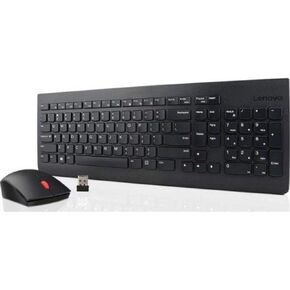 Lenovo 4X30M39471 Essential Wireless Keyboard & Mouse Combo (French Canadian Layout), Black.