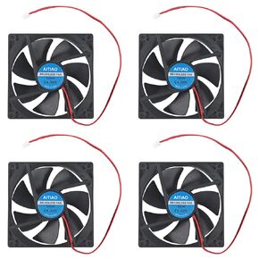 4PCS 9225 USB Fan 92mm x 25mm 5V DC Brushless Cooling Fan Quiet Cooling Computer Case Fan 2Pin Oil Bearing