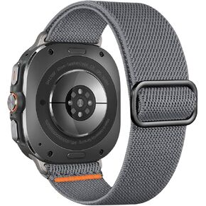 Nylon Band Compatible with Samsung Galaxy Watch Ultra Bands, Stretchy Braided Solo Loop Sport Strap for Samsung Galaxy Watch 7 Ultra 47mm 2024 Men Women