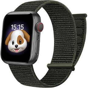 BlackPro for Kids Apple Watch Band, Breathable Soft Nylon Loop Strap for Boy Girl, Compatible with Apple Watch Series 9/8/7/6/5/4/3/2/1/SE/SE2 38mm 40mm 41mm & 42mm 44mm 45mm