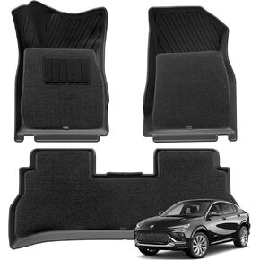 SMABEE Floor Mats for 2024 Buick Envista / 2024 Chevy Trax All Weather Floor Liners TPE Car Mats 2 Rows Accessories Heavy Duty Protection Mats Interior