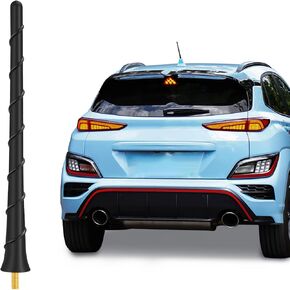 Car Rubber Antenna Replacement Compatible with Hyundai Santa Fe Elantra Tucson Accent Kona Veracruz, Infiniti QX60 EX35 EX37 FX35 FX45 QX70 FX37 JX35 Kia Sorento Sportage for FM AM Radio Reception