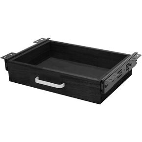 Under Desk Drawer, Upgrade Wood Under Desk Mounted Sliding Pull-out Drawer, Under Desk Drawer Storage Organizer, Hanging Drawers for Desk, Hidden Desktop Organizer for Office Desks, Tables
