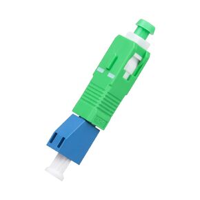 Xunsomten- 10PC Single Mode 9/125μm SC/APC Male to LC/UPC Female Hybrid Optical Fiber Adapter