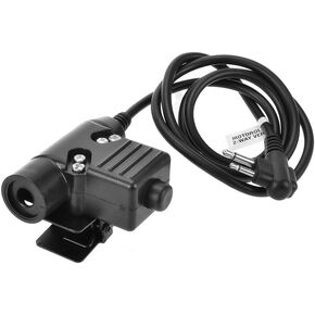 U94 PTT System Compatible with Motorola 2-Pin Radio (Military/NATO-US Wired)
