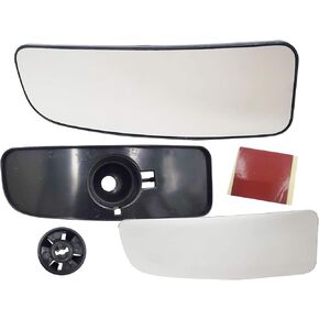 APA Replacement Towing Mirror Glass Upper Heated with Backing Plate for 2004-2015 TITAN Driver Left Side 963668S600 NI1324114