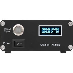1.8‑30Mhz Automatic Antenna Atu100, Atu-100Tuner Aluminum Alloy Antenna Tuner Tester Radio Communication C Type HY100 HAM 10‑15VDC