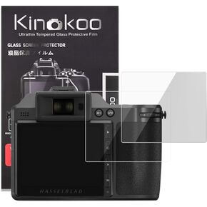 kinokoo Camera Tempered Glass Film for Hasselblad X2D 100c Hasselblad Crystal Clear Film Ultra-thin Tempered Glass Screen Protector for Hasselblad X2D 100c Bubble-free/Anti-scratch (2 pack)