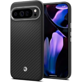 Spigen Enzo Aramid Designed for Pixel 9 Pro XL Case (2024) [Military-Grade Protection] - Matte Black