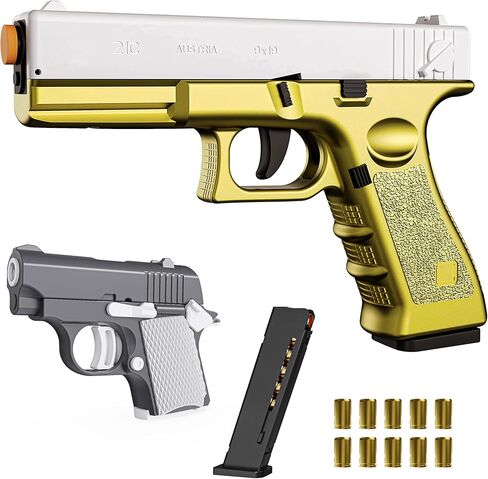 Shell Ejecting Toy Gun Stress Reducing Toys for Autism,Toy Pistol Can be Loaded but Can't be Fired,Great Gift for Girls Boys Adults Kids in Saudi Arabia