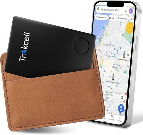 (2024) Thin Wallet Tracker Card - Smart Bluetooth Tracker, Compatible with iOS & Android, IP67 Waterproof Wallet Tracker Up to 260 ft Range - Phone Tracker -White in Saudi Arabia