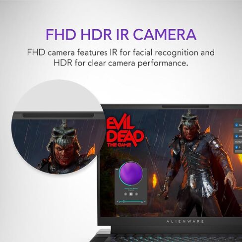 Alienware X16 Gaming Laptop - 16 inch QHD+ (2560 x 1600) 240Hz 3ms, NVIDIA Geforce RTX 4090, Intel Core Ultra 9 185H, 32GB RAM, 2TB NVMe PCIe SSD, Webcam, Thunderbolt, WiFi 7, Windows 11 Pro in Saudi Arabia