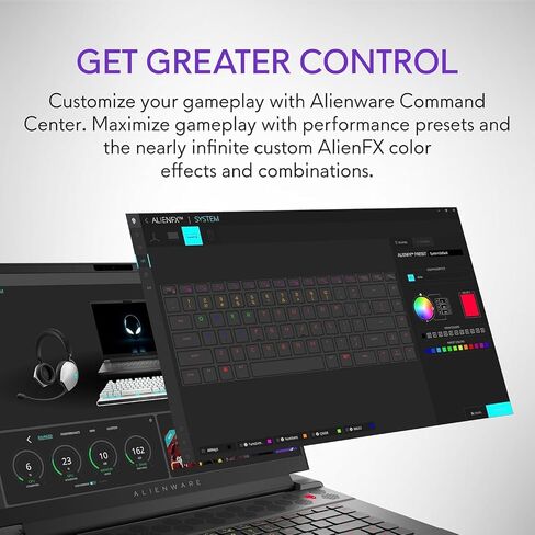 Alienware X16 Gaming Laptop - 16 inch QHD+ (2560 x 1600) 240Hz 3ms, NVIDIA Geforce RTX 4090, Intel Core Ultra 9 185H, 32GB RAM, 2TB NVMe PCIe SSD, Webcam, Thunderbolt, WiFi 7, Windows 11 Pro in Saudi Arabia