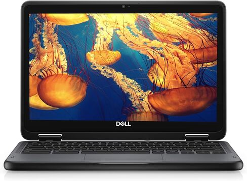 جهاز Chromebook Premium قابل للتحويل 2 في 1 من Dell، شاشة لمس HD IPS مقاس 11 بوصة، معالج Intel Celeron N يصل إلى 2.45 جيجا هرتز، ذاكرة وصول عشوائي 4 جيجا بايت، تخزين 64 جيجا بايت، واي فاي فائق السرعة، نظام تشغيل Chrome، رمادي ديل (متجدد) in Saudi Arabia