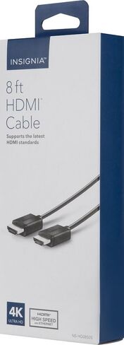 INSIGNIA - كابل HDMI 4 بوصة 4K Ultra HD - أسود in Saudi Arabia