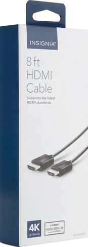 INSIGNIA - كابل HDMI 4 بوصة 4K Ultra HD - أسود in Saudi Arabia