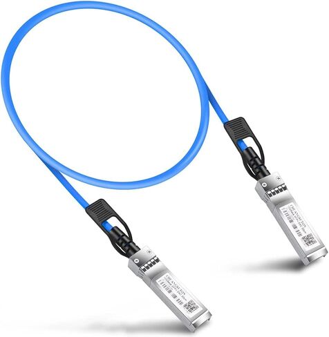 كابل 10G SFP+DAC - كابل SFP DAC Twinax Cooper السلبي باللون الأزرق لـ Ubiquiti Unifi، Cisco، Netgear، D-Link، Supermicro، 2 متر (6.6 قدم) in Kuwait