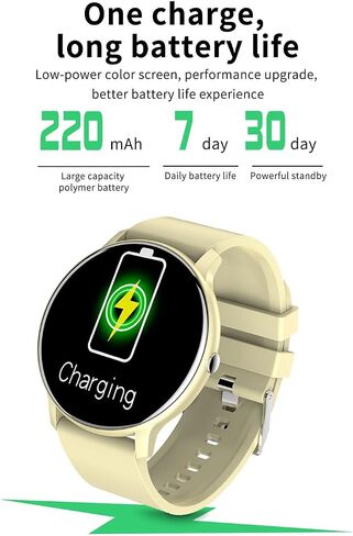LOYEWAIER Smart Watch Men Bluetooth Call Fitness Tracker 1.32" HD Full Touch Screen Smartwatch Heart Rate Blood Pressure Monitor IP68 Waterproof Black Stainless Steel Sport Watch for Android iOS in Saudi Arabia