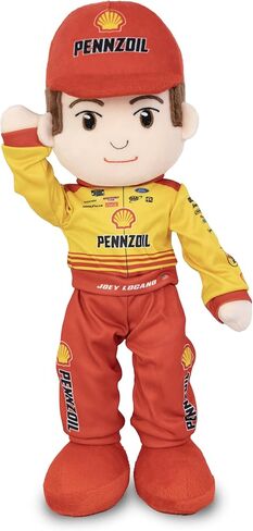 Playtime من Eimmie NASCAR Collectible، شخصية Team Penske Ryan Blaney (Menards) القطيفة، دمية خرقة مقاس 14 بوصة - دمية طفل - مواد عالية الجودة، دمية لجميع الأعمار in Kuwait