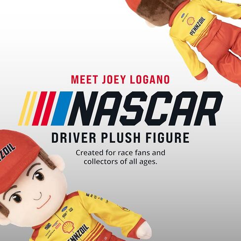Playtime من Eimmie NASCAR Collectible، شخصية Team Penske Ryan Blaney (Menards) القطيفة، دمية خرقة مقاس 14 بوصة - دمية طفل - مواد عالية الجودة، دمية لجميع الأعمار in Kuwait
