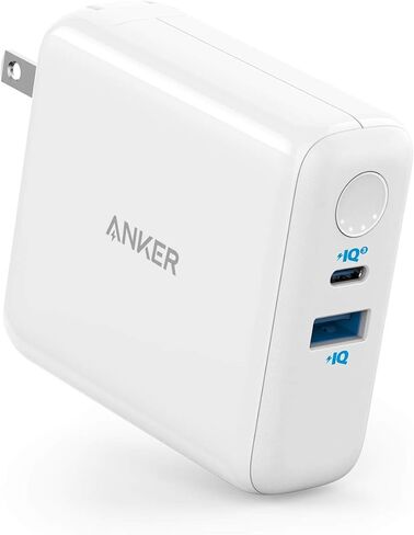 Anker PowerCore Fusion III PIQ 3.0، شاحن USB-C بقوة 18 وات 2 في 1 مع شاحن حائط لتوصيل الطاقة لأجهزة iPhone12 و12Mini و11 وiPad وSamsung وPixel والمزيد in Saudi Arabia